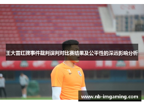 王大雷红牌事件裁判误判对比赛结果及公平性的深远影响分析
